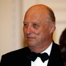 King Harald during the official welcoming dinner at the Presidential Palace (Photo: Lise Åserud / NTB scanpix)